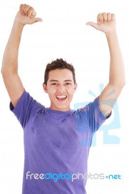 Successful Teenager Stock Photo