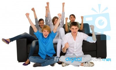 Successful Teenagers Stock Photo