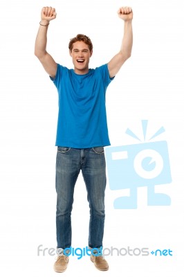 Successful Young Tall Man Stock Photo