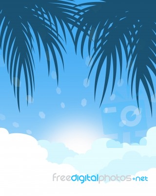 Summer Background Stock Image