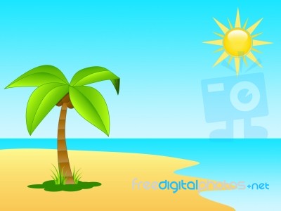 Summer Beach Stock Image