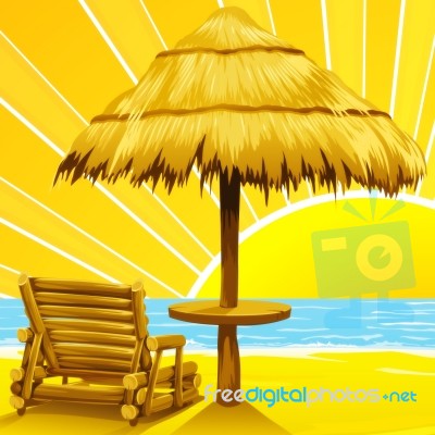 Summer Beach Stock Image