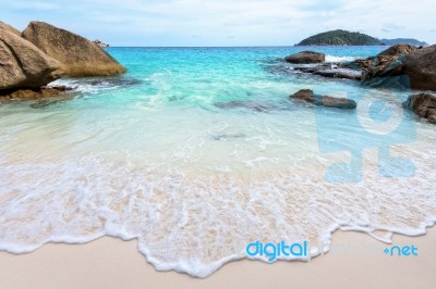 Summer Beach In Thailand Stock Photo