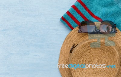 Summer Concept Background Stock Photo