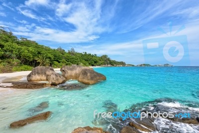 Summer Sea In Thailand Stock Photo