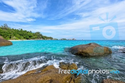 Summer Sea In Thailand Stock Photo