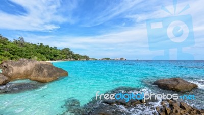 Summer Sea In Thailand Stock Photo