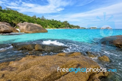 Summer Sea In Thailand Stock Photo