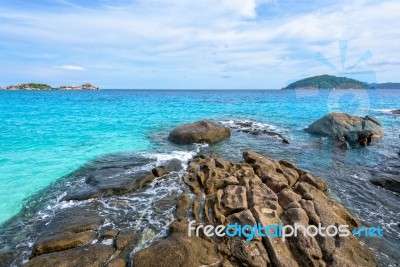 Summer Sea In Thailand Stock Photo