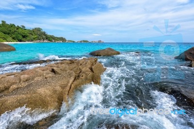 Summer Sea In Thailand Stock Photo