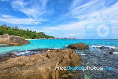 Summer Sea In Thailand Stock Photo