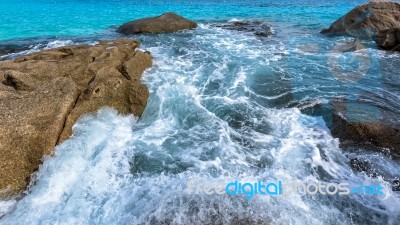 Summer Sea In Thailand Stock Photo