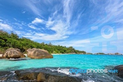 Summer Sea In Thailand Stock Photo