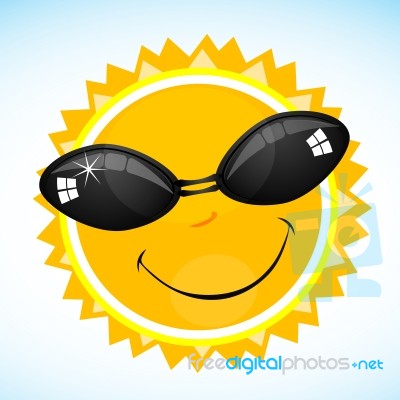 Summer Smiley Stock Image