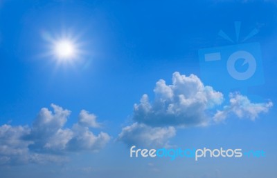 Sun And Sky Stock Photo