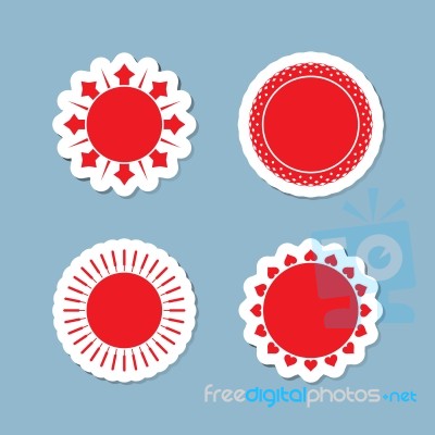 Sun Icon Set Stock Image