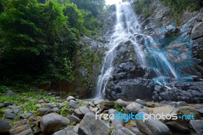 Sunanta Waterfall Is Beautiful Waterfall Thailand Stock Photo