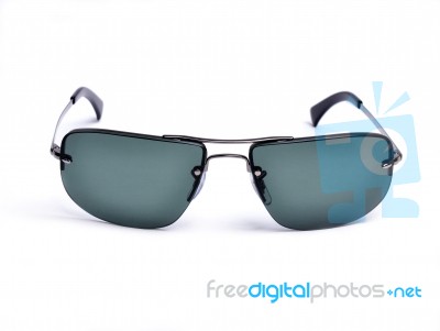 Sunglasses On White Background Stock Photo