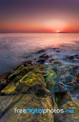 Sunrise In Ireland Stock Photo