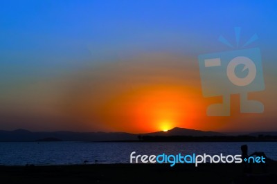 Sunrise Landscape In Ethiopia Stock Photo