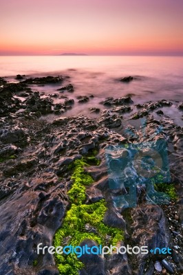 Sunrise Seascape Stock Photo