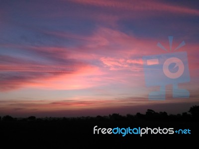 Sunrise Sky Stock Photo