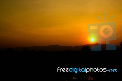 Sunset Stock Photo