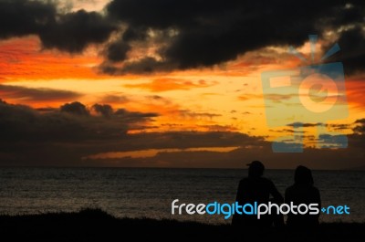 Sunset Stock Photo