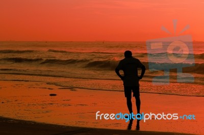 Sunset Stock Photo