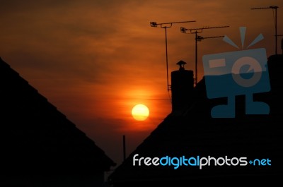 Sunset Stock Photo