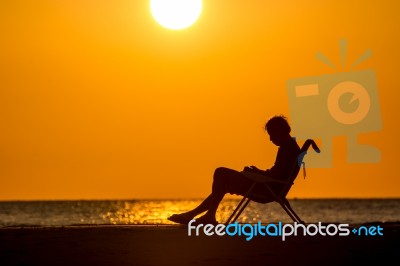 Sunset Stock Photo