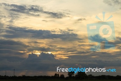 Sunset Stock Photo