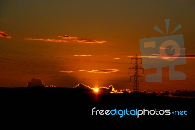 Sunset Stock Photo