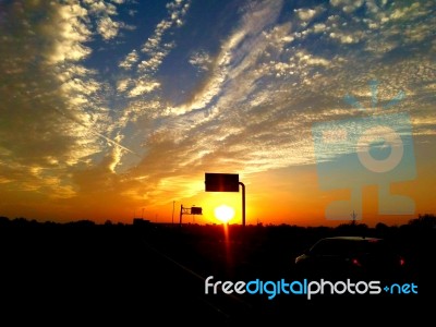 Sunset Stock Photo