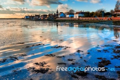 Sunset At Bosham Stock Photo