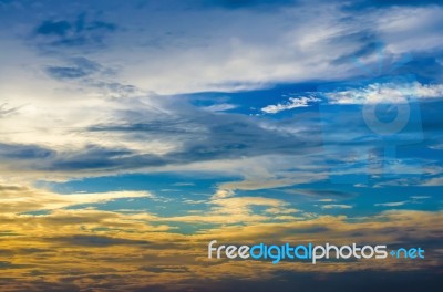 Sunset Sky Stock Photo