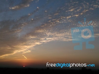 Sunset Sky Stock Photo