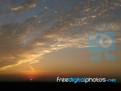 Sunset Sky Stock Photo