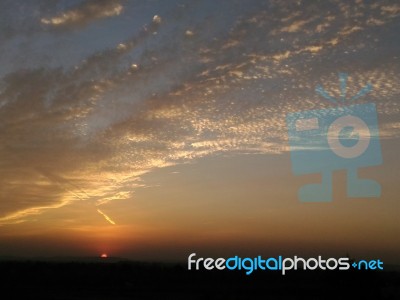 Sunset Sky Stock Photo