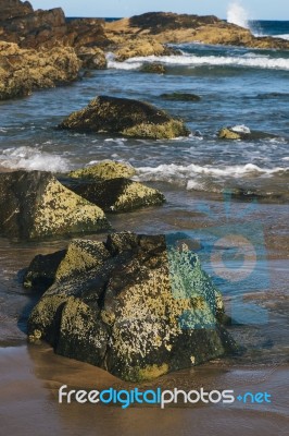 Sunshine Beach At Noosa, Sunshine Coast Stock Photo