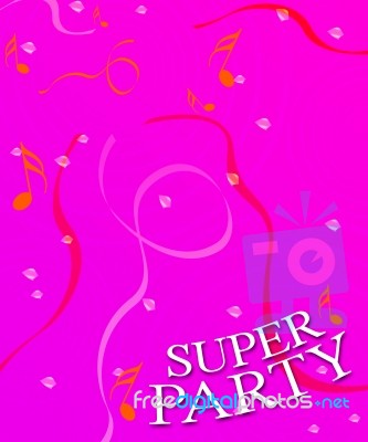 Super Party Stock Image