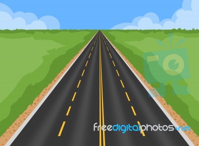 Superhighway Stock Image