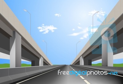 Superhighway Stock Image