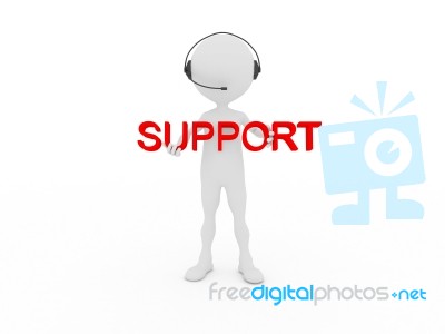 Support Service Concept Stock Image