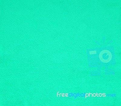 Surface Green Fabric For Background Stock Photo