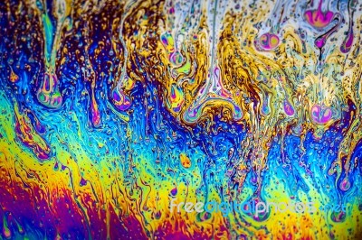 Surface Of A Bubble Stock Photo