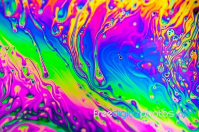 Surface Of A Bubble Stock Photo