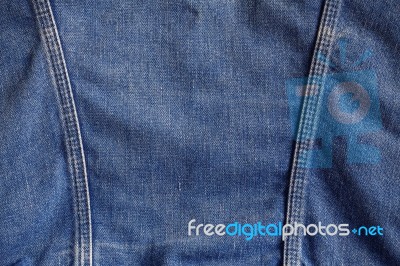 Surface Of Denim Jackets Stock Photo