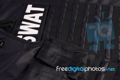 SWAT Armor Suit Stock Photo