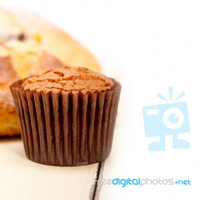 Sweet Bread Cake Selection Stock Photo